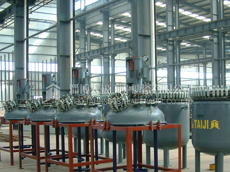 太極開式搪玻璃反應(yīng)釜 